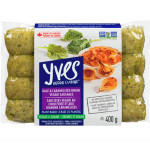 Yvesgourmet simulated sausages kale & caramelized onion veggie sausages